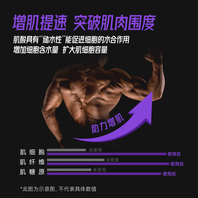 FoYes纯肌酸 99.99%高纯度一水肌酸健身训练提升耐力爆发运动营养补剂 【咨询送水杯-两件优惠】一水肌酸 100g*1罐 原味