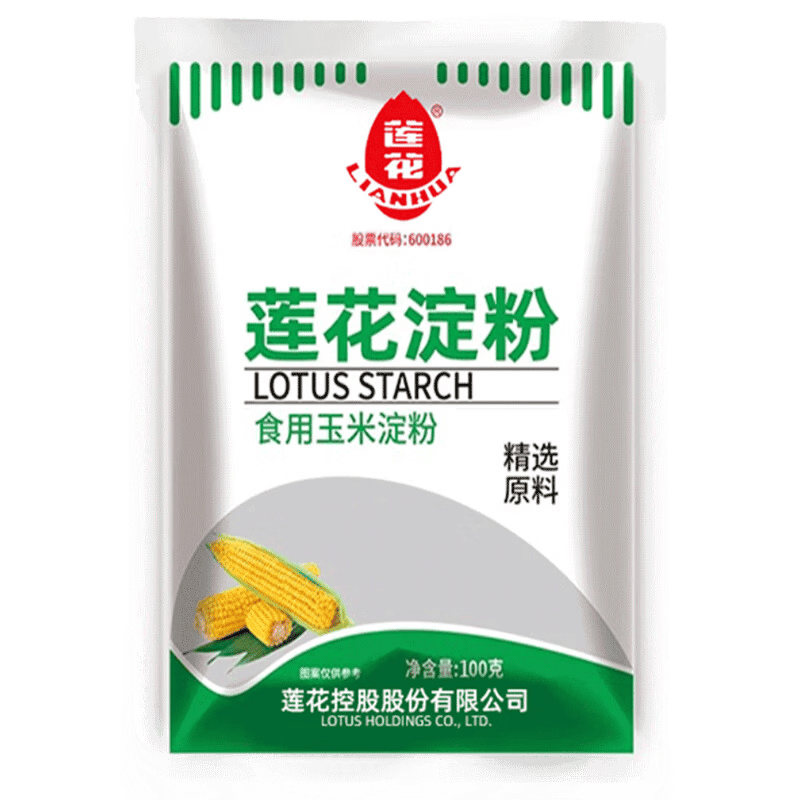 莲花玉米淀粉100克生粉食用粉家用烘焙勾芡粉炸小酥肉嫩肉粉包子烘培 【尝鲜】莲花玉米淀粉100克*1