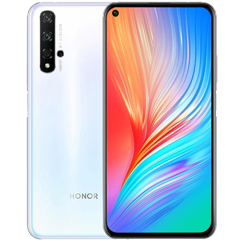 荣耀(honor) 荣耀20华为手机 麒麟980 冰岛白 8gb 256gb