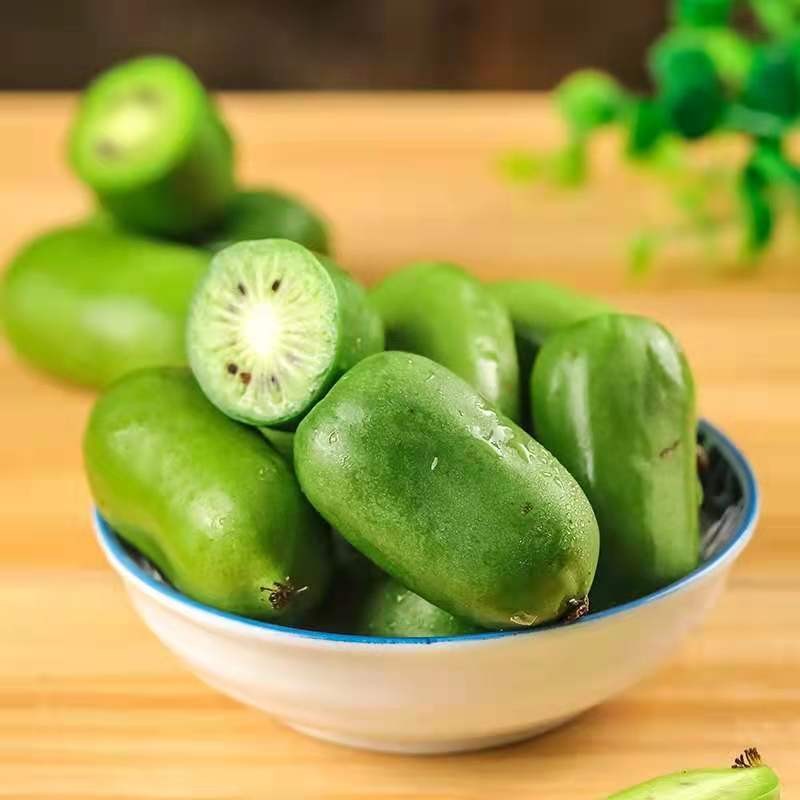 暖欣果(NUANXINGUO)丹东软枣猕猴桃 应季新鲜绿心奇异莓果孕妇水果放软后食用龙城2号 2斤长软枣【单果10-15g】