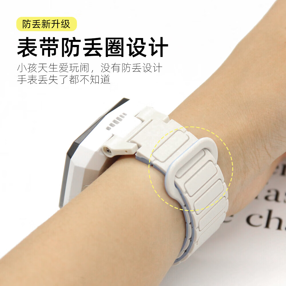 优智顺适用华为儿童电话手表表带x1/5x4x3x/4pro5pro/5xpro工字磁吸硅胶柔软舒适百搭配件多巴胺双色 紫粉表带【紫头】 适用华为儿童手表4Pro/5