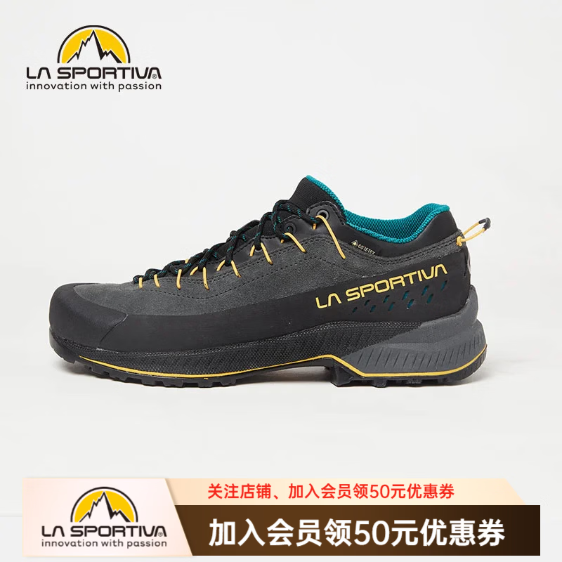 拉思珀蒂瓦（LA SPORTIVA） 登山鞋男耐磨轻量户外徒步鞋女休闲时尚接近鞋TX4 碳灰/竹青 【建议拍大1码】 43