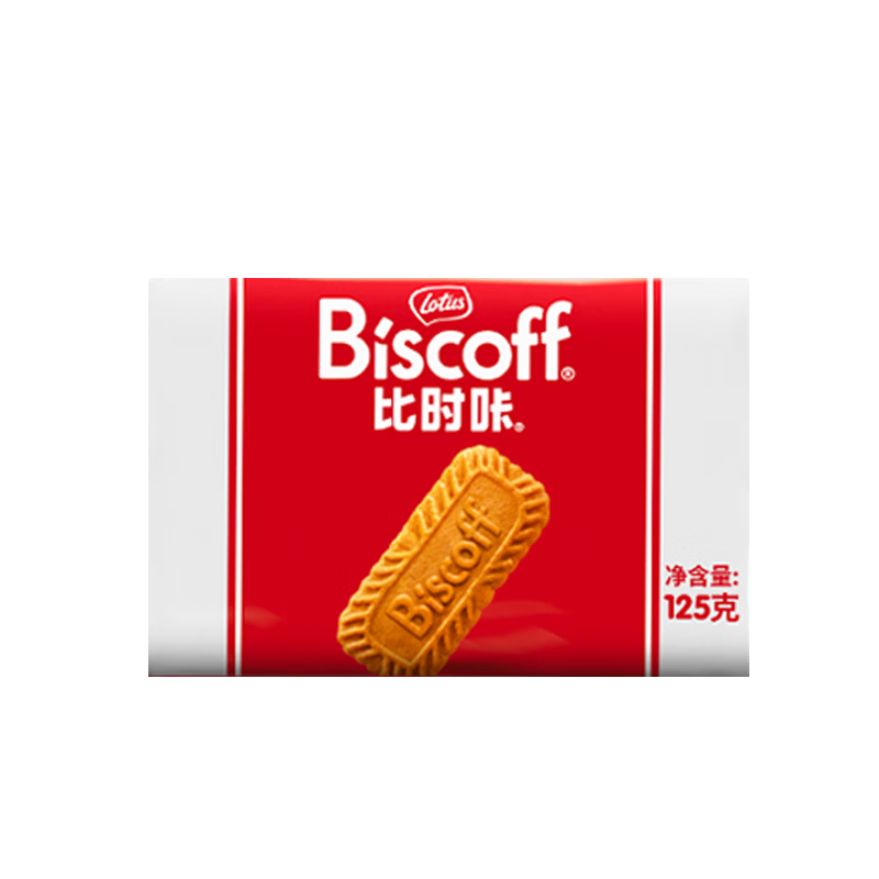 Lotus Biscoff比时咔和情比利时进口焦糖酥性饼干办公室零食下午茶代餐125g