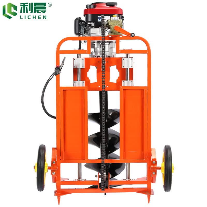 利晨地钻挖坑机打坑机植树挖树坑机钻土机打桩机打孔果园光伏电线杆