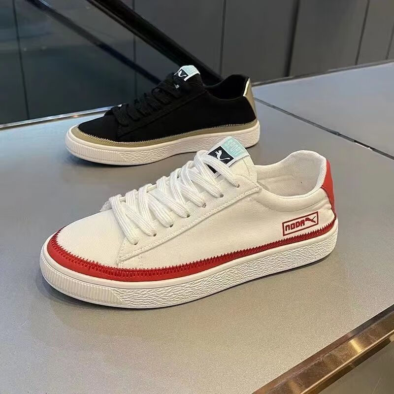 FSAT滑板鞋平板鞋男士帆布鞋2026春夏时尚低帮板鞋男透气百搭运动鞋男 湖蓝 39