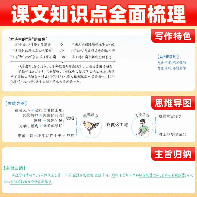 2026秋上册初中一二三年级状元笔记语文数学英语人教版七八九年级 八年级上 语文(人教)