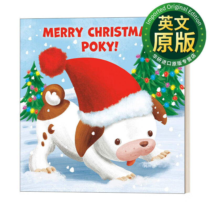 圣诞快乐 波奇 儿童 英文原版绘本 merry christmas poky 英文版