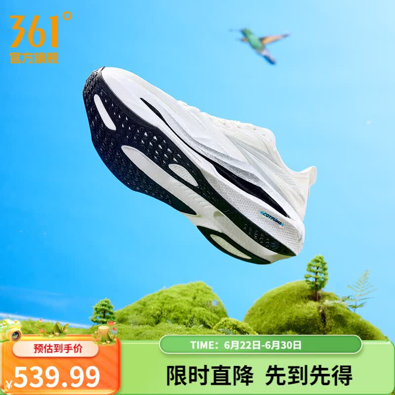 361°男鞋运动鞋飞燃5新品碳板竞速训练马拉松跑步鞋男 Miro 42.5