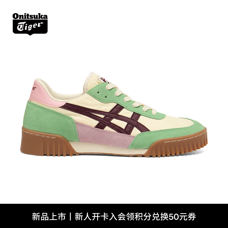 Onitsuka Tiger鬼塚虎时尚男女款舒适休闲运动鞋 ROTEMIT™ 1183C614-200 浅绿色 38