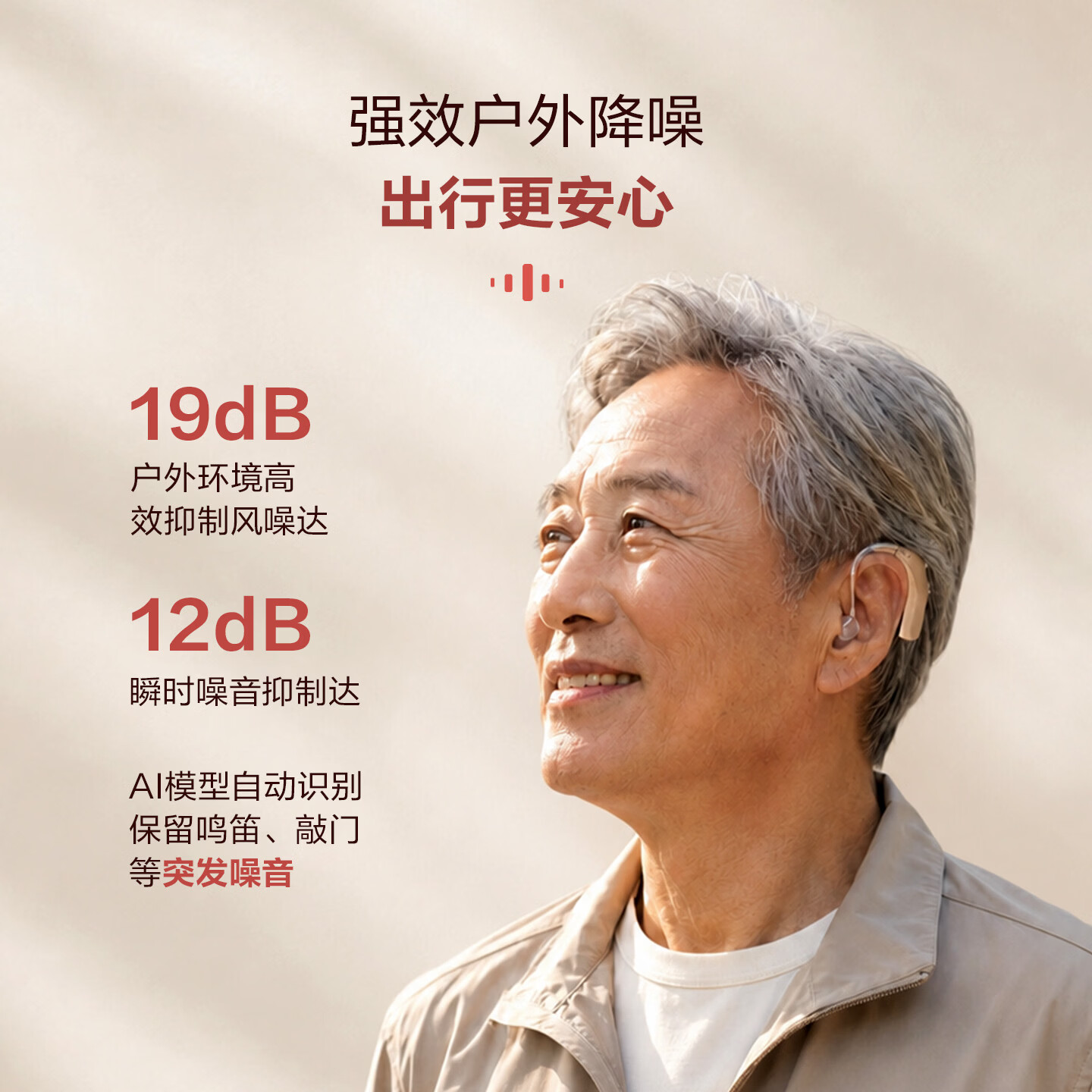 科大讯飞【重度听损】耳背式助听器星耀版老年人耳聋耳背非骨传导智能验配 【重度听损】星耀版双耳·65分贝大功率·星火验配