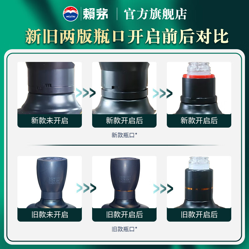 赖茅 传承端曲系列 53度酱香型白酒含礼品袋【新老包装随机发货】 53%vol 500mL 2瓶 传承蓝
