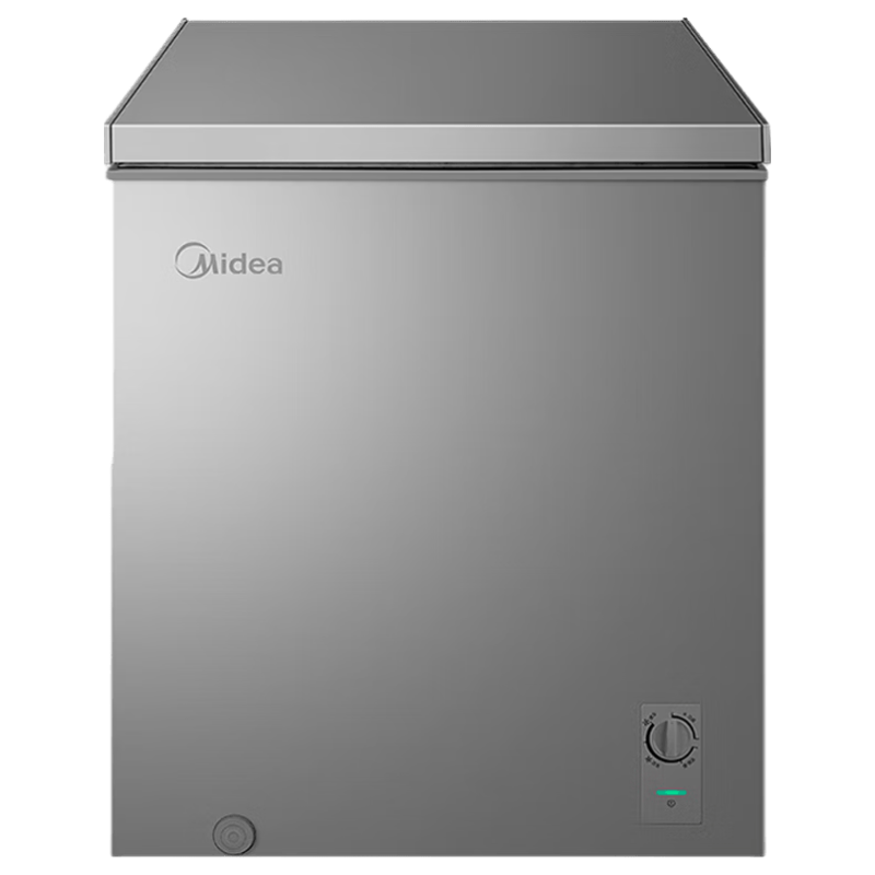美的（Midea）顶开大容量冷柜深冷速冻保鲜节能省电单温冷藏冷冻转换冰柜卧式家用电冰箱 200升BD/BC-200KMF(E) 200L