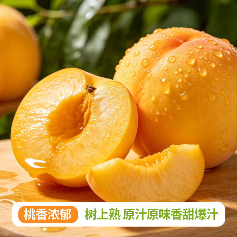 慧供彩虹油蟠桃山东蒙阴黄金油蟠桃当季新鲜头茬现摘5斤大果礼盒装 蒙阴油桃【净重4.5斤精品礼盒装单果125g+】