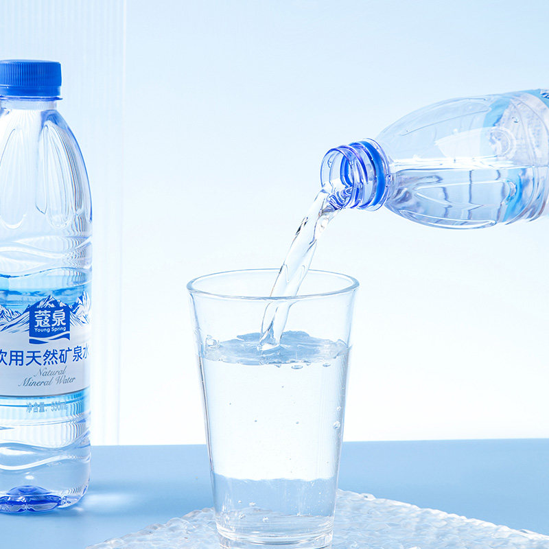 央妈全网热卖矿泉水蔻泉天然矿泉水550ml*12瓶/箱整箱装瓶装一箱 天然矿泉水550ml*12瓶