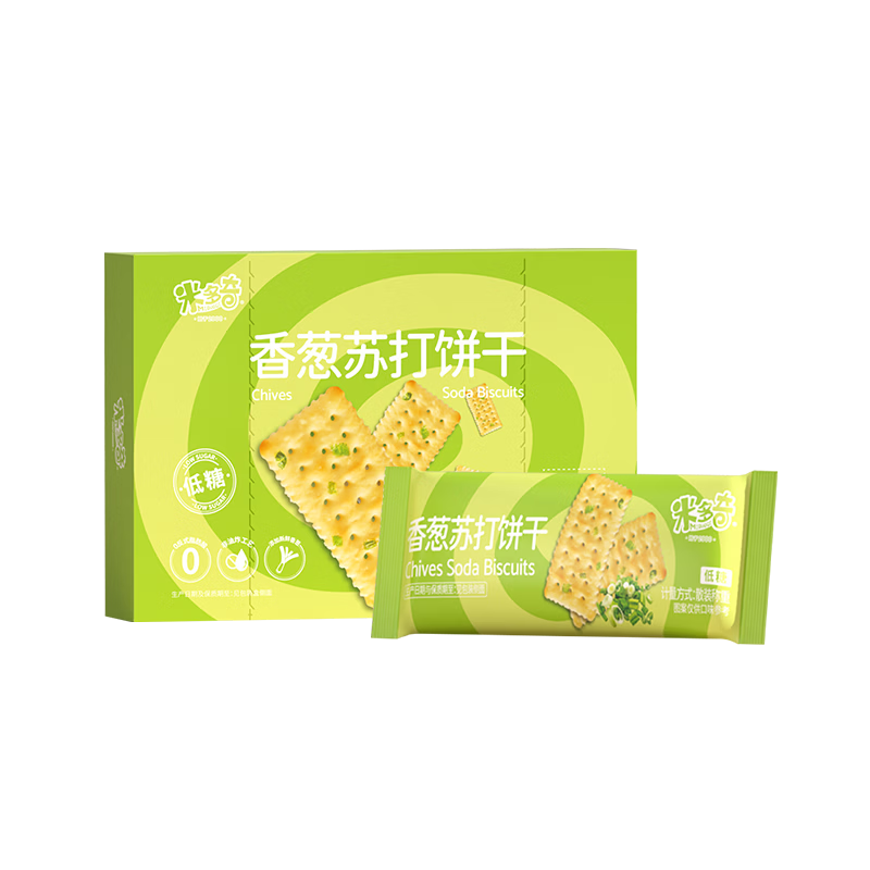 米多奇（MIDUOQI）香葱苏打饼干休闲零食早餐薄脆饼干 香葱苏打饼干850g