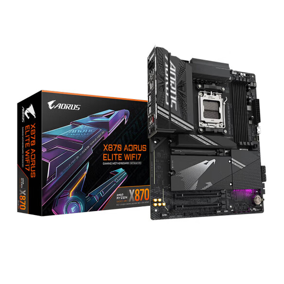 技嘉(GIGABYTE)B850M/X870E AORUS ELITE AX ICE PRO AX 冰雕 /魔鹰/小雕 技嘉B850M AORUS ELITE ICE W
