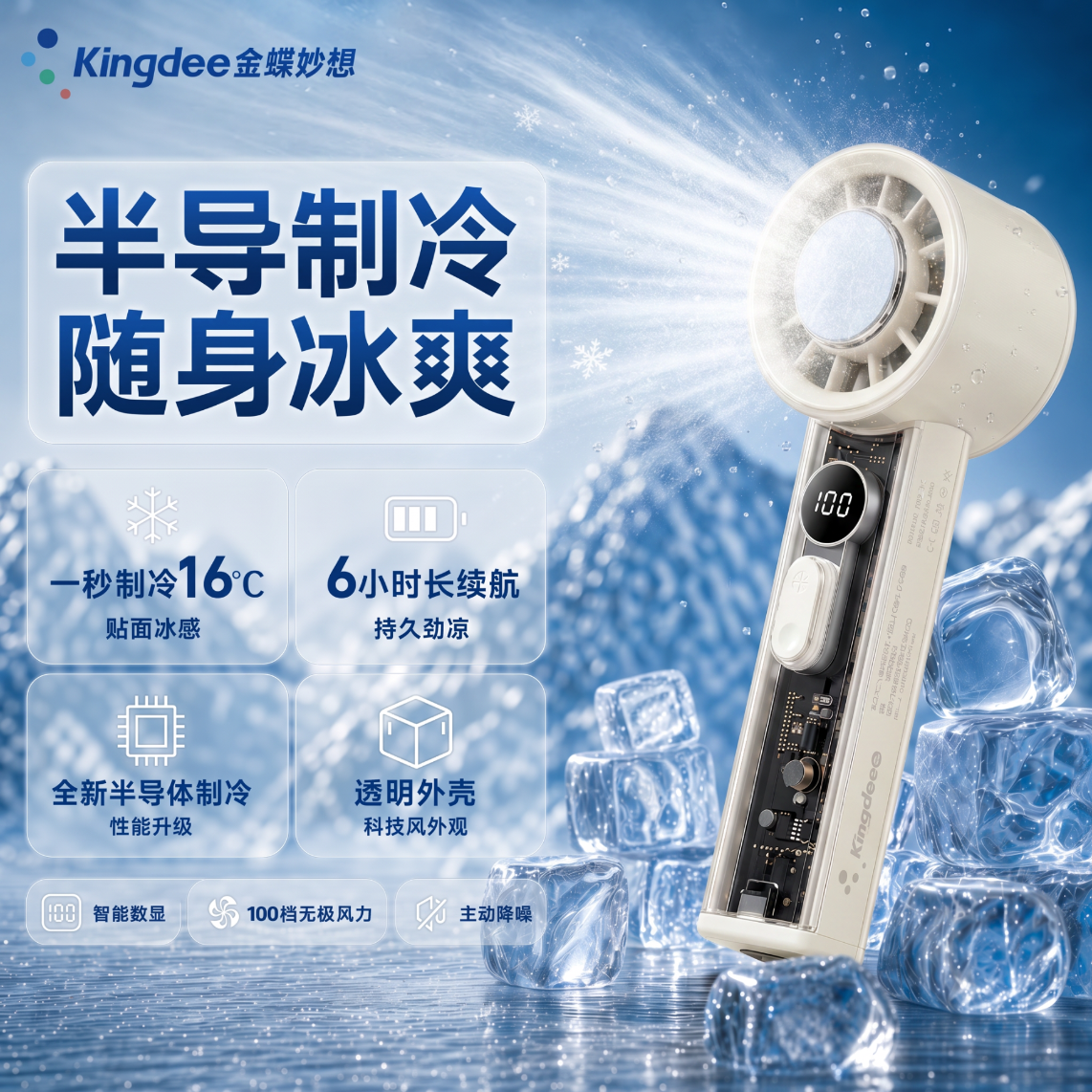 眇刹频道 直达第一个 金蝶 小风扇 半导体制冷 砸2劵 6.41 - 86线报