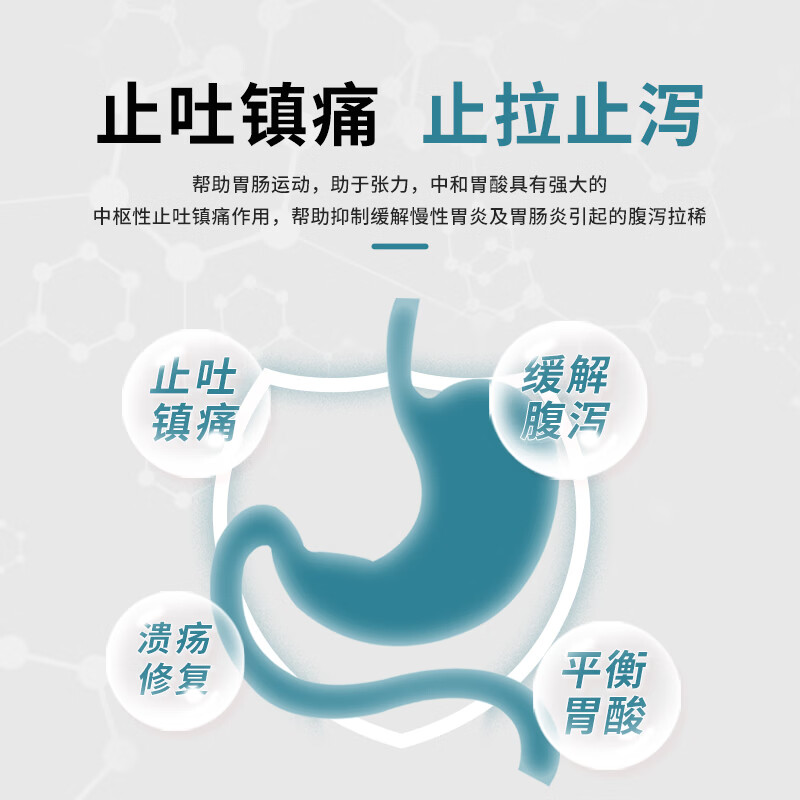 修灭盾西咪替丁普宠胃舒胃溃宁西丁宠物猫咪狗狗止吐药吐黄水白沫片 西咪替丁 6片*1盒