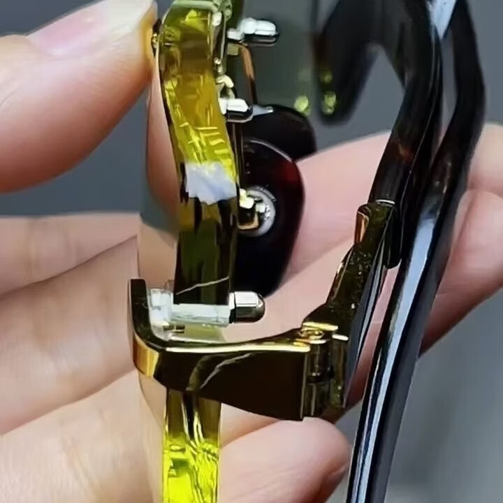 水晶明智能日夜两用无框老花镜男女防蓝光辐射中老年高清老光眼镜 茶色无框帝王茶高清老花镜送盒布 350