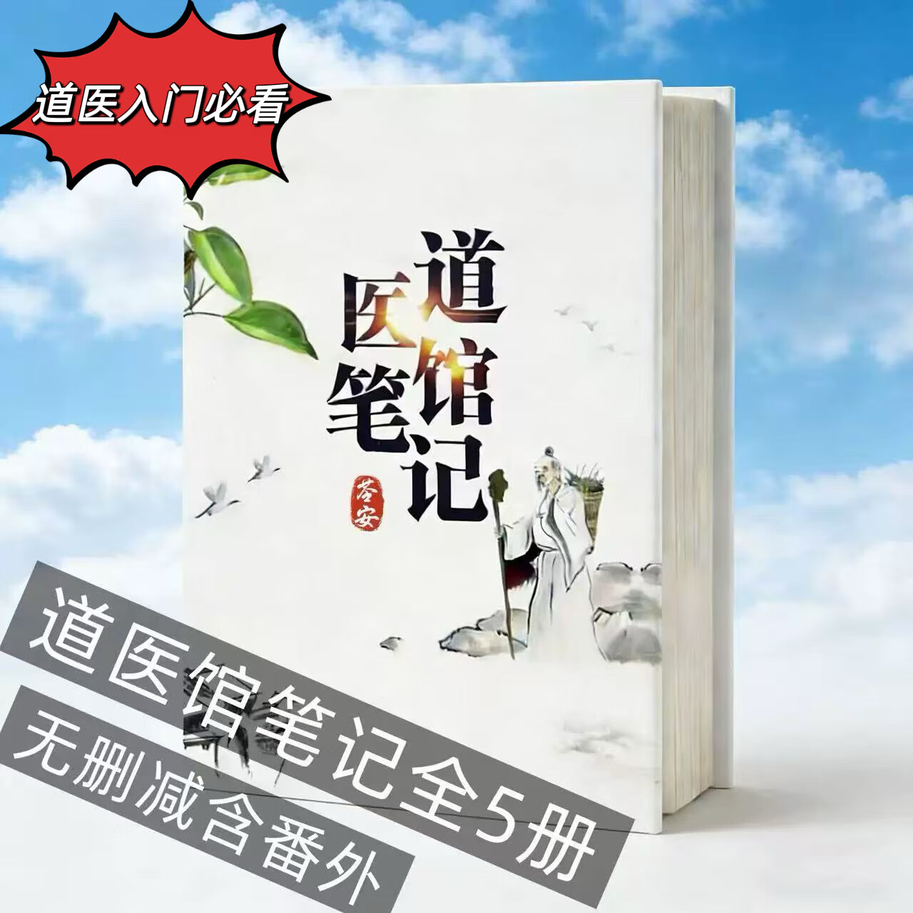 道医馆笔记实体书全套5册 苓安著道医苏子阳 原文印制未删减小说 真武道医 妙手在人间济世凡医小说 道医馆笔记全套5册【未删减完整版】 京东折扣/优惠券