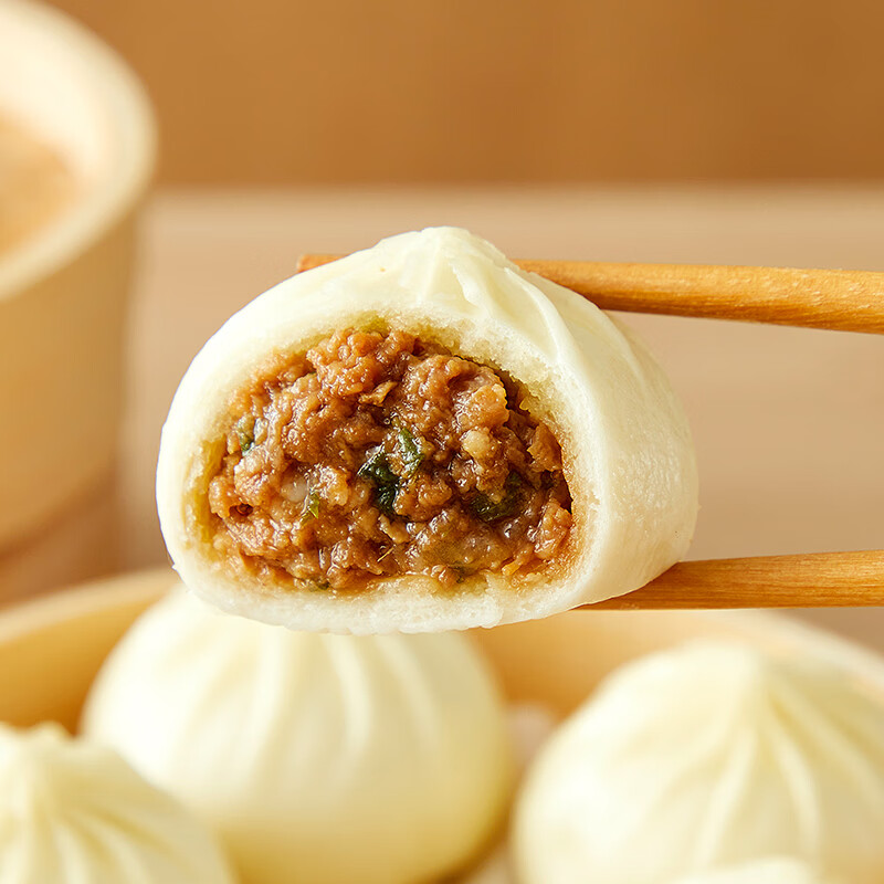 思念猪肉杭州小笼包早餐包子夜宵儿童早餐速冻半成品速食面点蒸包 猪肉杭州小笼包1kg*2袋