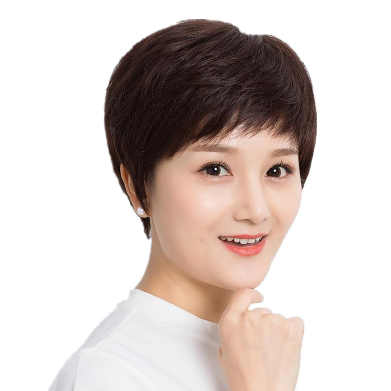 佰丝堂全真发短卷发套——高品质的发套假发