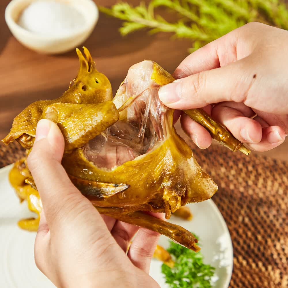 盒马工坊 盐焗乳鸽 380g(2祇) 乳鸽