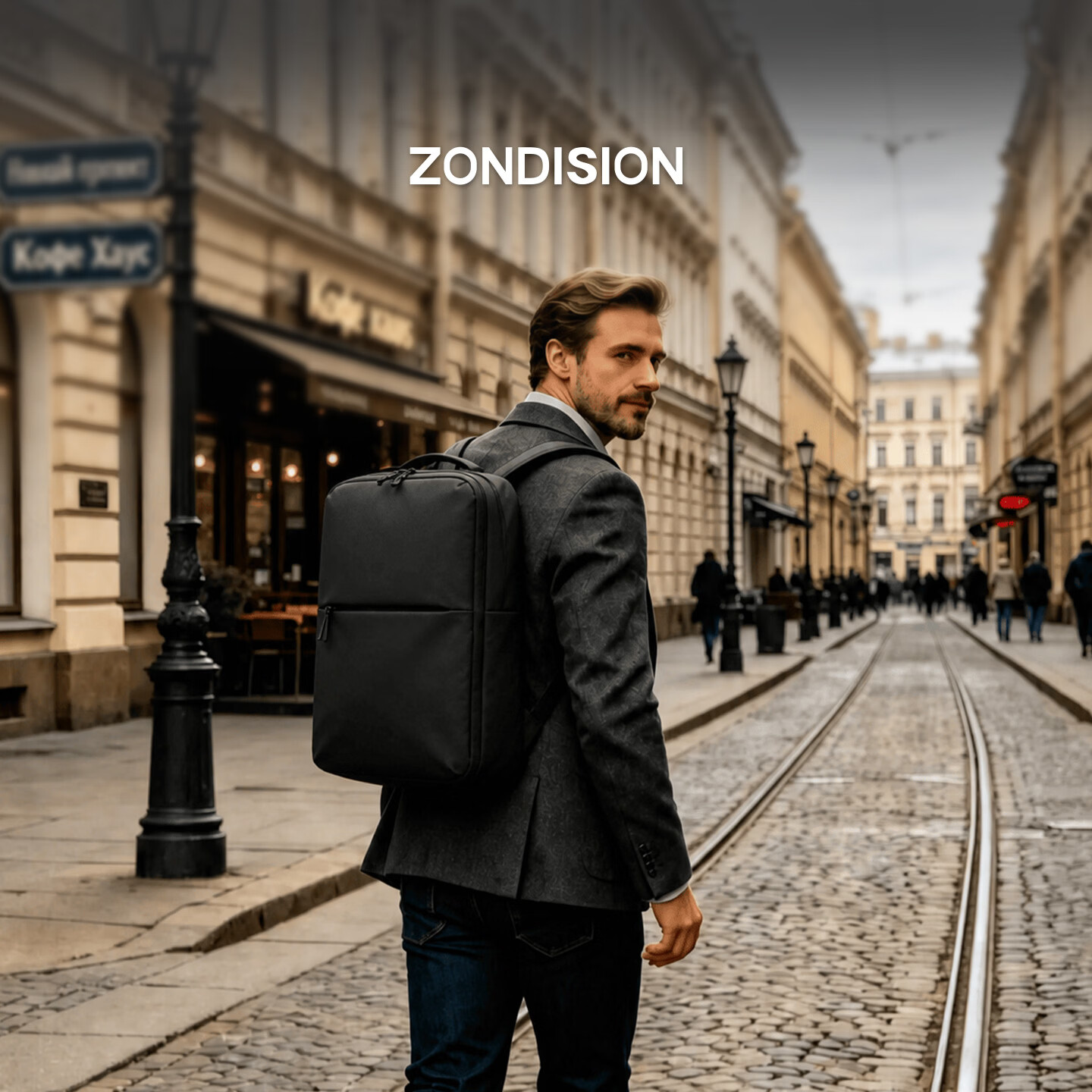 ZONDISION轻奢皮质双肩包大容量防泼水商务旅行背包电脑包书包七夕情人节礼 黑色|16-17.3英寸通用电脑仓|24L大容量|0.84KG轻量