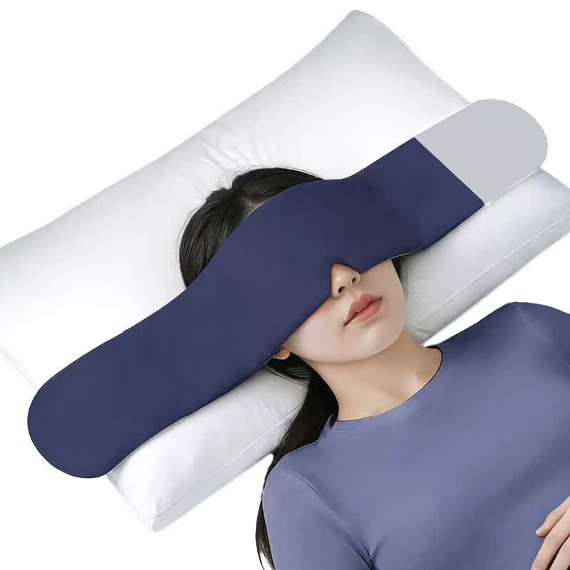 WNL重力眼罩睡眠遮光睡觉专用微压缓解眼疲劳午休深睡微重力男女士 升级包装 双面款【绒面+冰丝面】重力眼罩 粉色