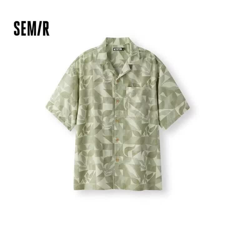 森马（Semir）【衬衫福袋】短袖衬衫男女夏季时尚休闲长袖衬衣百搭上衣 C款-黄色调00333 XL