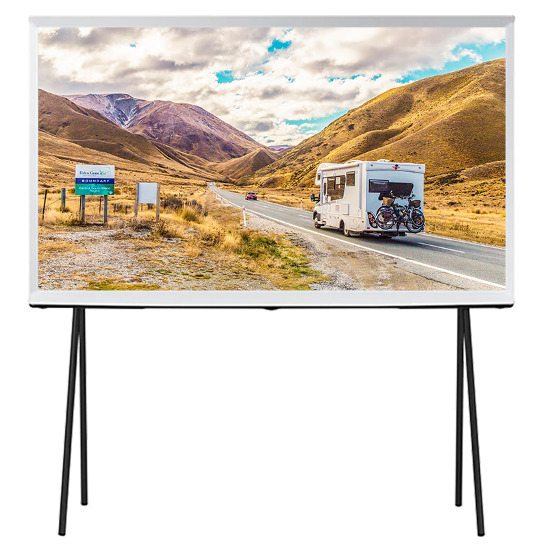 三星（SAMSUNG）LS01系列QLED量子点4K超高清智能 Serif画境 落地支架 艺术电视机 55英寸 QA55LS01TAJXXZ6989元