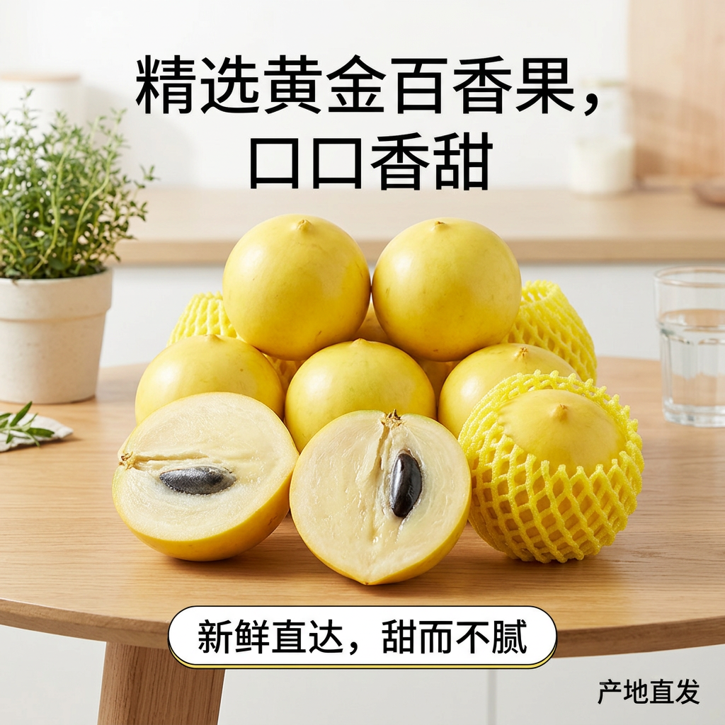 黄晶果 黄金果 新鲜稀有金蛋果 水果 蛋黄果 顺丰冷链新鲜到家 特大果(单果重量8两-1斤)4斤装