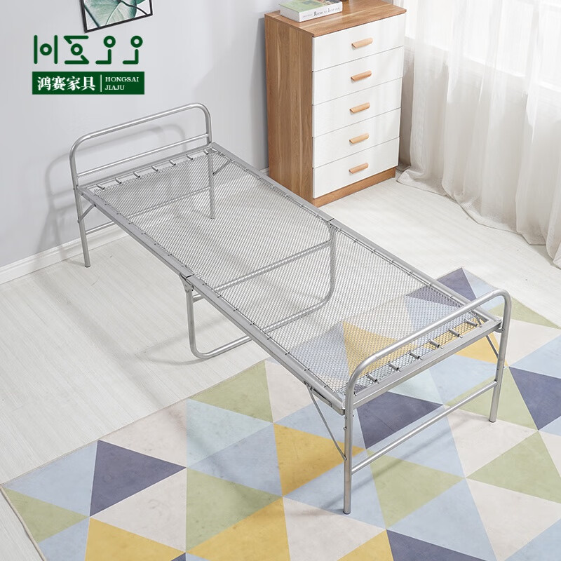 姚爸爸钢丝床单人折叠床单人午休床户外办公室可折叠便携加固陪护床
