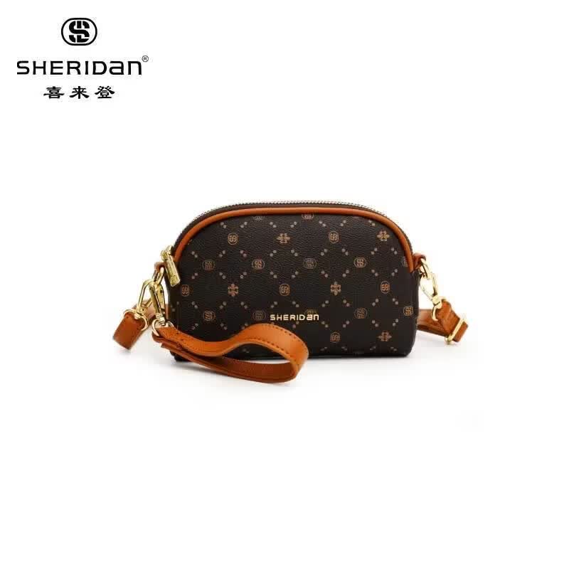 喜来登(SHERIDAN)女包专柜款 新潮手机包 高级小方包轻奢斜挎单肩包生日礼物送女友 NL260301S 轻奢小方包