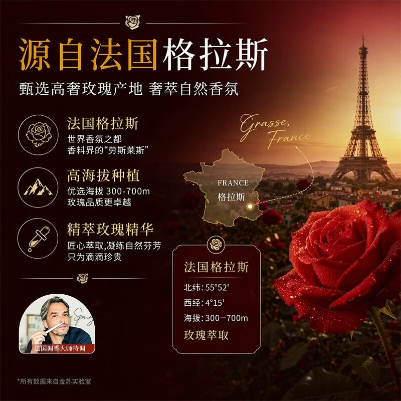 金苏5.6斤玫瑰香氛洗衣液持久留香酵素洁净家用柔顺抑菌除螨护手母婴 【玫瑰盛放持久留香】1瓶装
