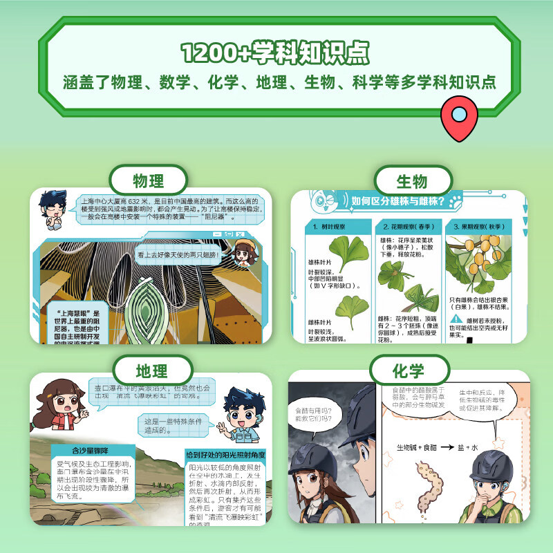云南上海】米吴科学大冒险新书全套24册科学漫画四川北京福建篇广东篇历史科普百科绘本故事科学漫画书小学生6-12岁物理化学地理自然学科知识 【福建篇】米吴科学大冒险共2册