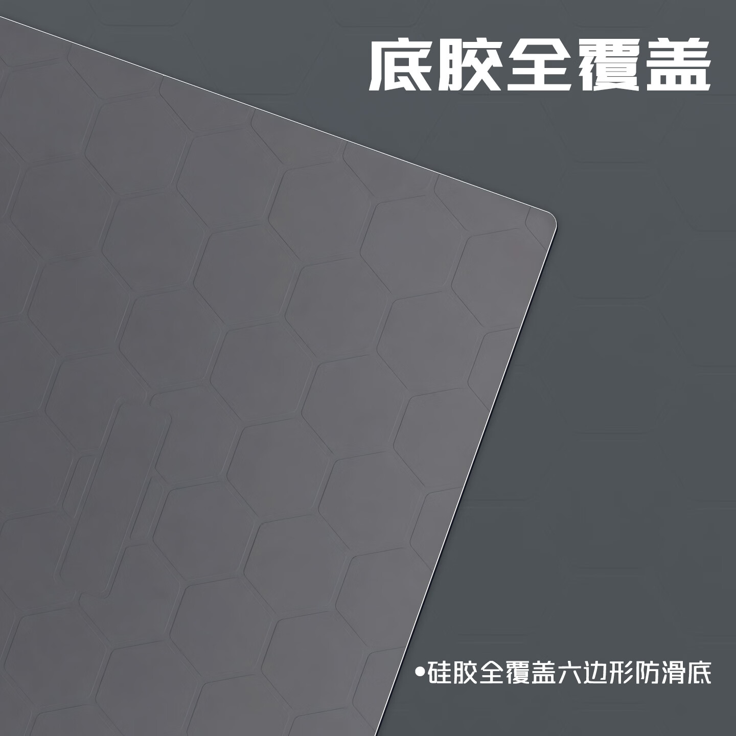 GOGOFREEFPS专用钢化玻璃鼠标垫全覆盖硅胶防滑底9H高硬度耐磨微蚀刻顺滑精准大号桌垫 霜屿白【300*400】全覆盖硅胶底