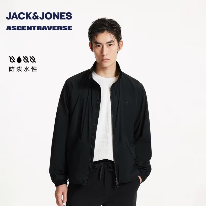 杰克·琼斯(JACK&JONES)男士外套合集 225321072E40黑色 S