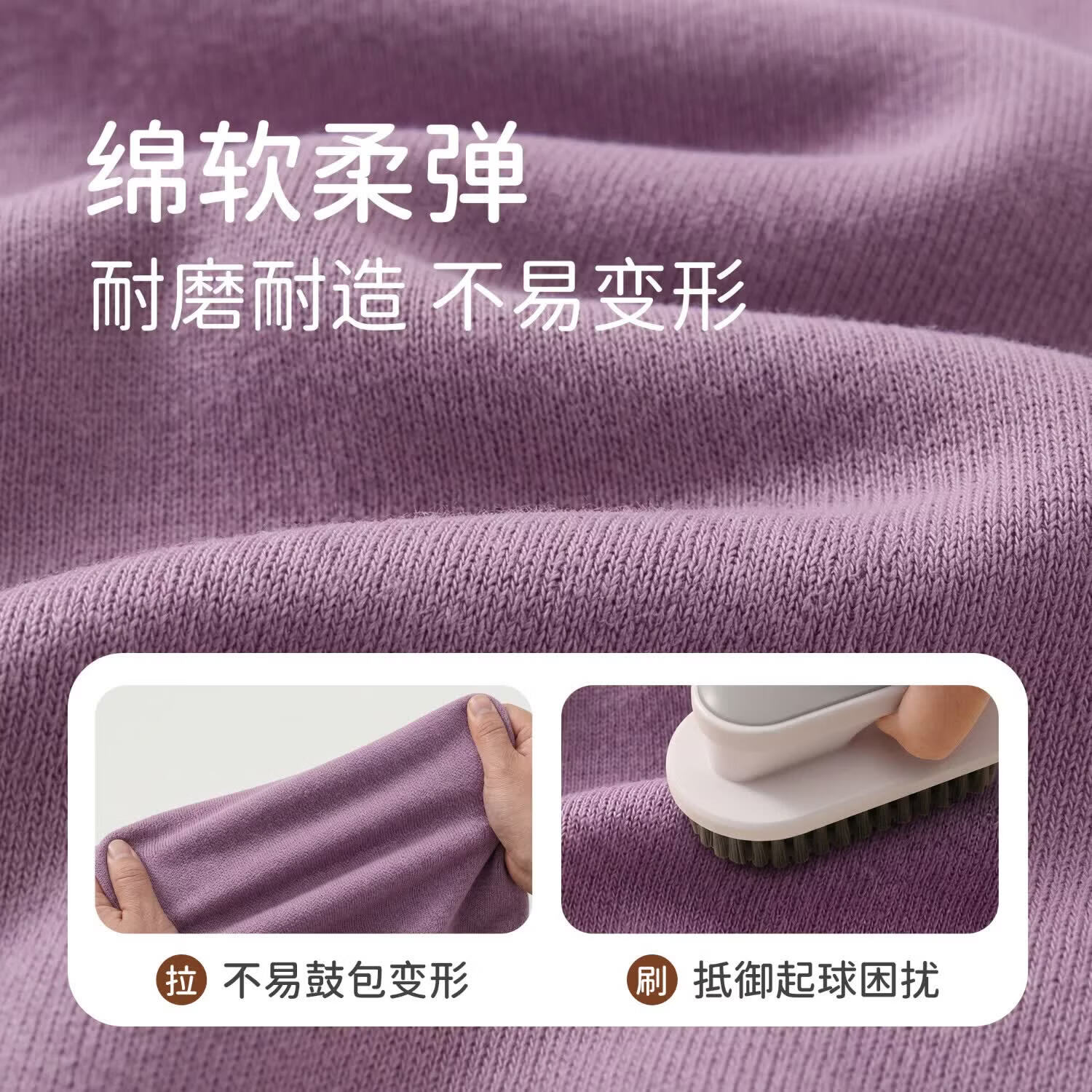 欧姆熊女童秋装套装2026新款超好看女宝宝儿童早秋穿搭春秋季衣服 深紫色 100