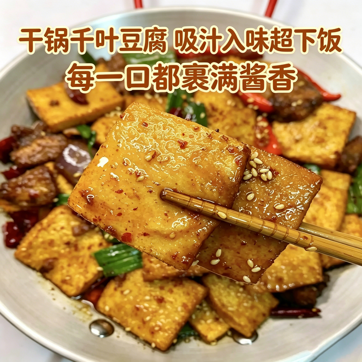豆香聚千夜豆腐 火锅食材速冻烧汤麻辣烫关东煮油炸爆炒真空锁鲜装 千叶豆腐400g*3袋【尝鲜】
