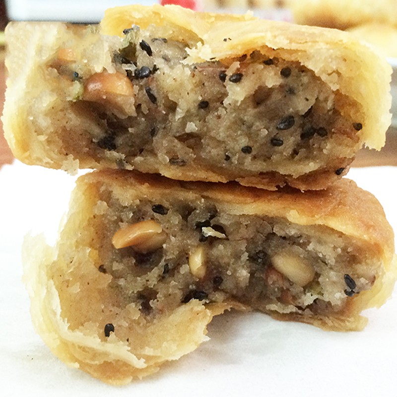 i江西特产宁都椒葱饼中秋老月饼葱油酥皮五仁月饼客家传统手工500g