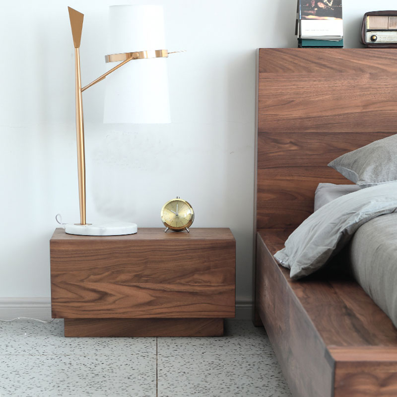 榻榻米床头柜 日式榻榻米床头柜 简约现代实木小柜子矮卧室床头单层柜