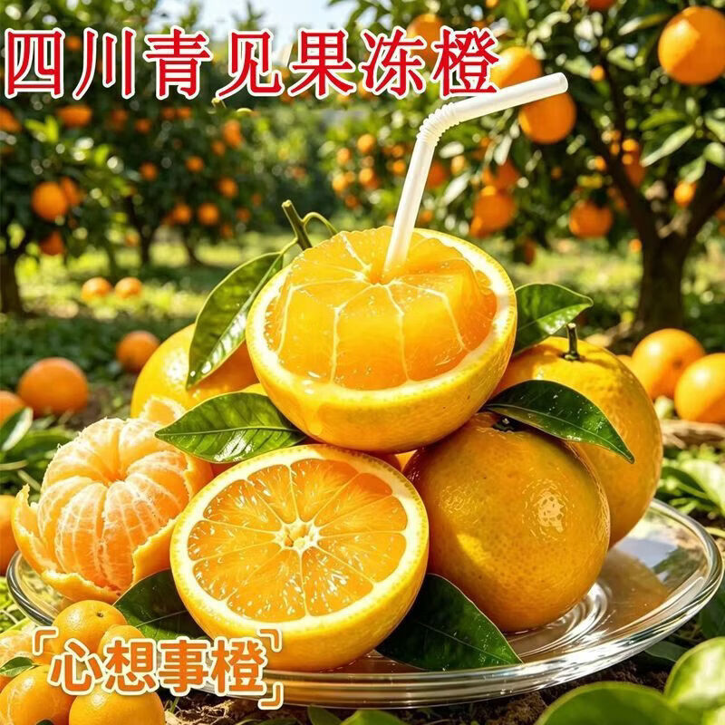 蜀乐源正宗四川青见果冻橙爱媛38号果冻橙当季新鲜水果整箱孕妇产地直发 带箱8斤-9斤商超特大果【果径75mm起】
