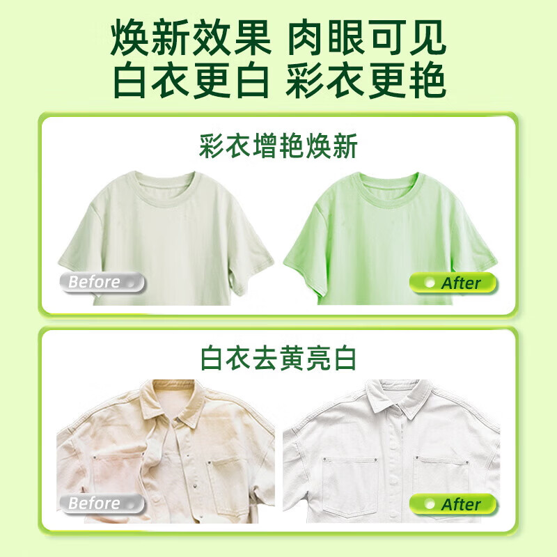 水卫士爆炸盐漂白粉婴儿可用除菌除螨彩漂粉白衣去渍去黄增白 【增艳亮白】爆炸盐460g*2瓶