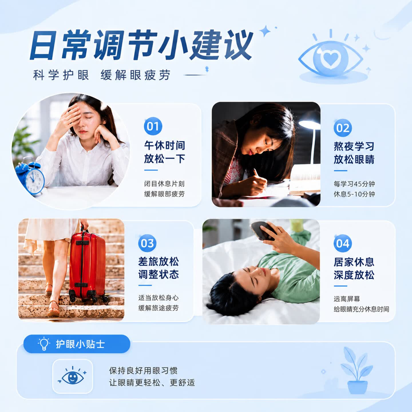 砭量子砭石护眼贴用眼过度眼酸胀流泪眼疼物理刺激无依赖冷敷眼疲劳砭贴 3盒装