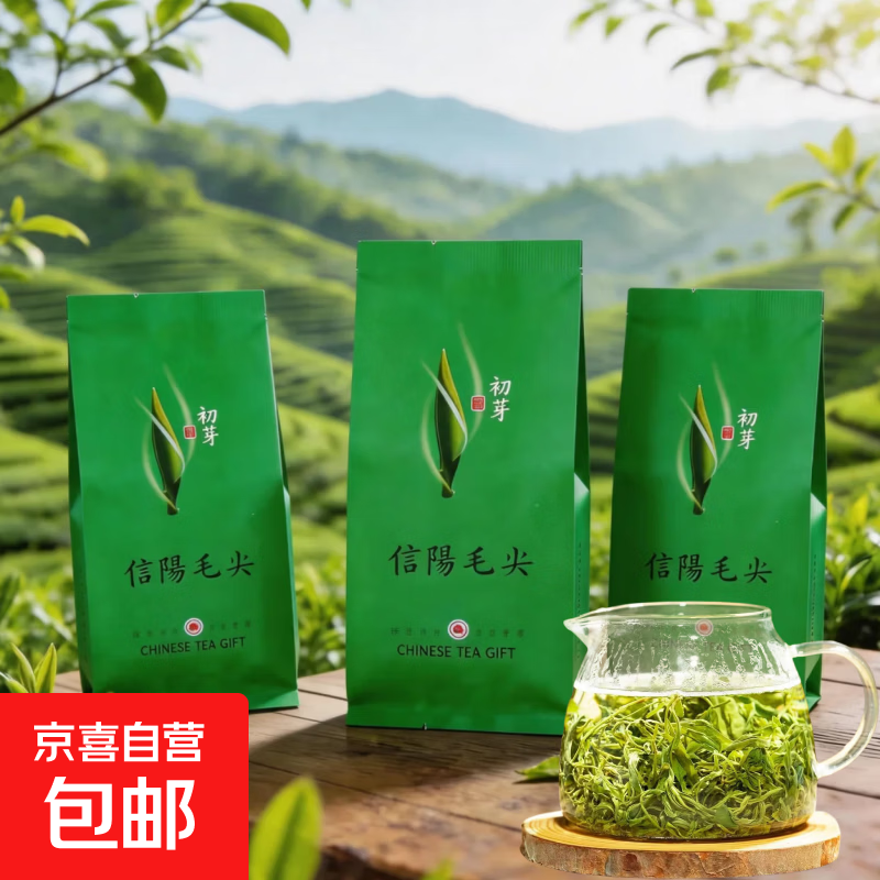 毛尖茶绿茶信阳毛尖2026新茶春茶自产自销散装炒青自己喝的茶叶 【百人喜爱】试喝3小包9g