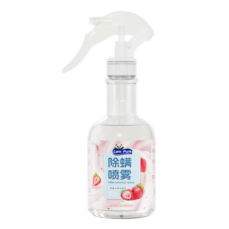 蓝漂除螨喷雾床上用品灭螨虫喷剂免洗免晒 400ml 2瓶 （草莓味，荔枝青提味随机发放）