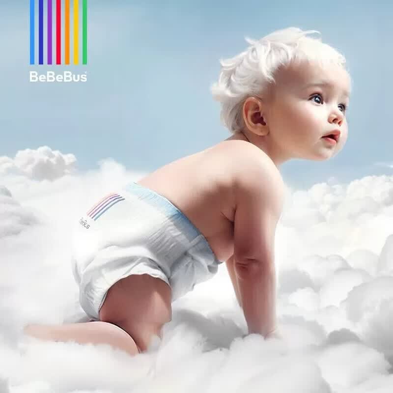 bebebus拉拉裤铂金系列夏季超薄透气婴儿训练裤新生儿轻薄男女宝宝学步裤 【拉拉裤XXL】一提4包共28片