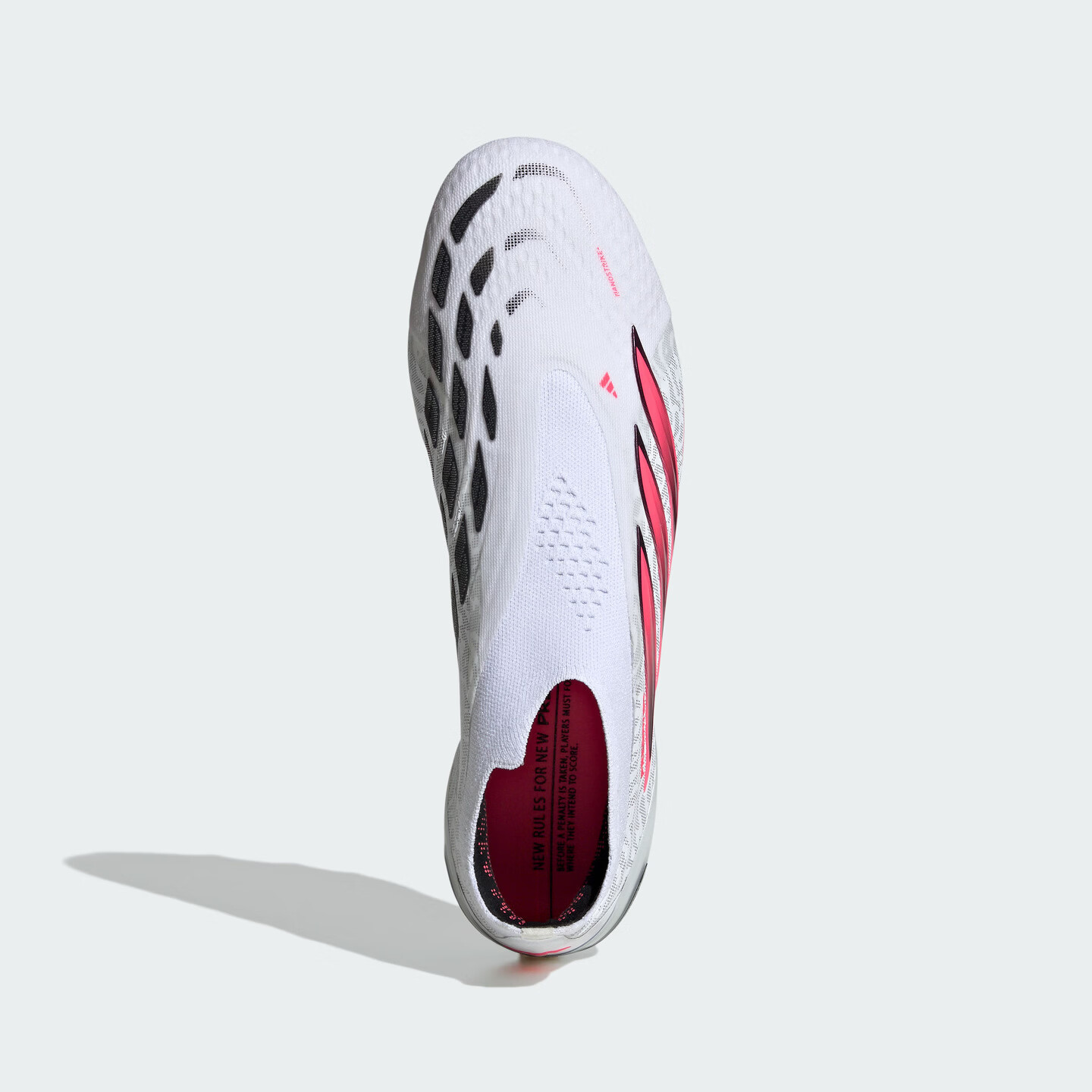 adidas PREDATOR ELITE LL AG软人造草坪足球鞋男女阿迪达斯官方 白色/漩涡荧光红/黑色 43