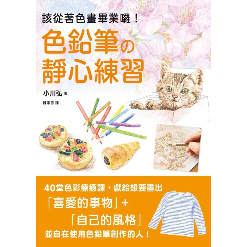 预订台版 色铅笔的静心练习 40堂色彩疗愈课 静观日常就是美好铅笔绘制类